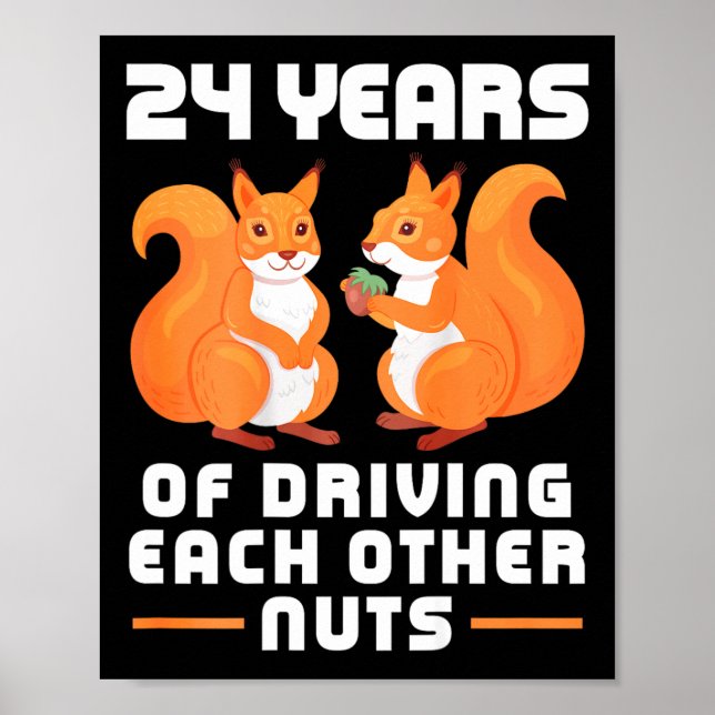 Póster 24 años de manejo de las parejas divertidas B (Frente)