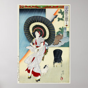 Póster 24 cuentos de piedad filial: Nº 14 Wang Pu