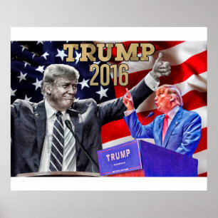 Póster 24" x 20", Poster de Donald Trump