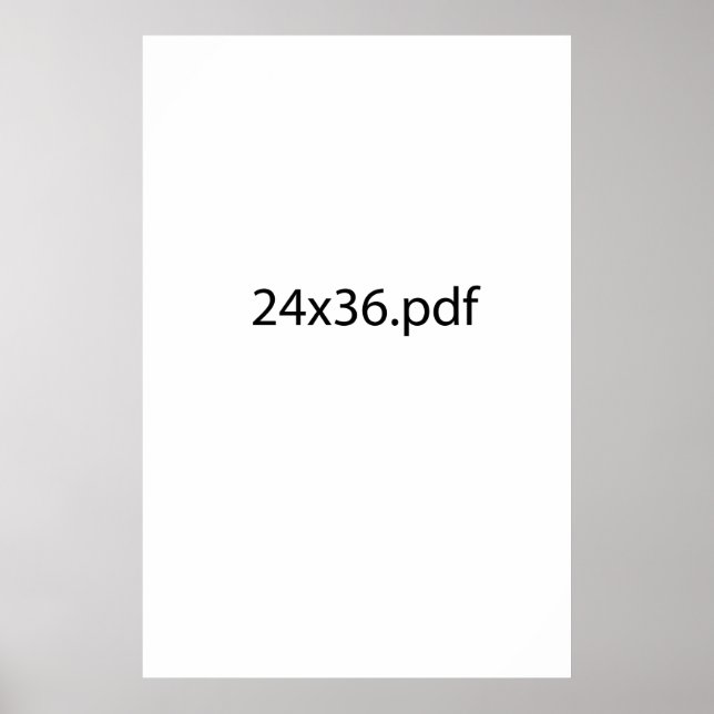 Póster 24x36 estándar (Frente)