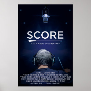 Póster 24x36 Poster SCORE: Un documental musical