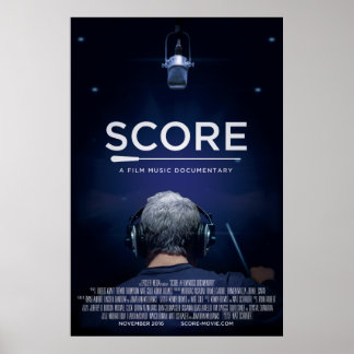 Póster 24x36 Poster SCORE: Un documental musical