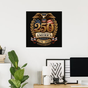 Póster 250 Aniversario de los Estados Unidos de América