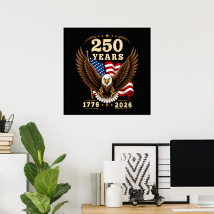 Póster 250 Aniversario EE. UU. 250 Años 1776-2026