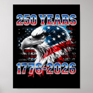 Póster 250 Aniversario Patriótico Estados Unidos