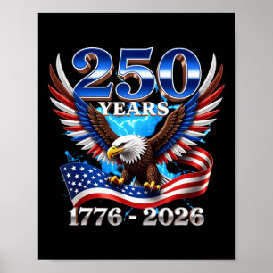 Póster 250 Aniversario Patriótico Estados Unidos _1 