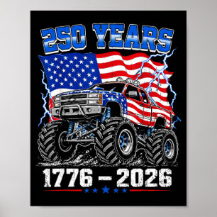 Póster 250 Años América Niños Niños 4 De Julio 250