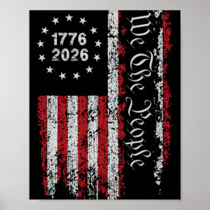 Póster 250 años Aniversario de América 250º Independencia