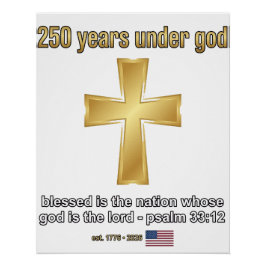 Póster 250 Años Bajo Dios