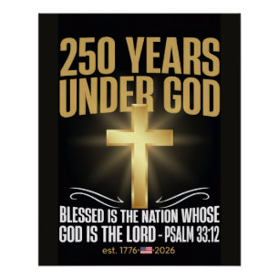 Póster 250 Años Bajo Dios
