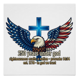 Póster 250 años bajo Dios