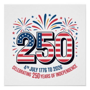 Póster 250 Años de Independencia