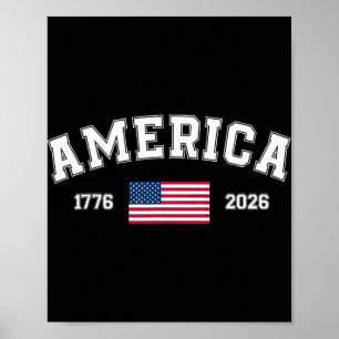 Póster 250 años de independencia de América para todos 