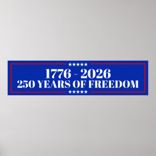 Póster 250 años de libertad   EE. UU. 1776–2026
