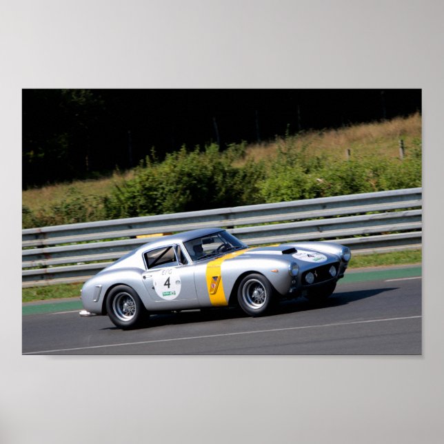 Póster 250 GT Berlinetta Le Mans Classic 2018 (Frente)