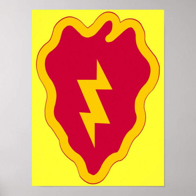 Póster 25.ª División de Infantería (Frente)