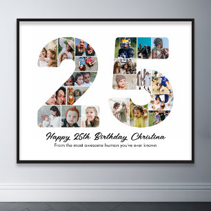 Póster 25.º aniversario número de cumpleaños 20 del Colla