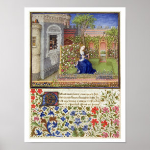 Póster 2617 Emilia en su jardín, placa 22, de 'La T