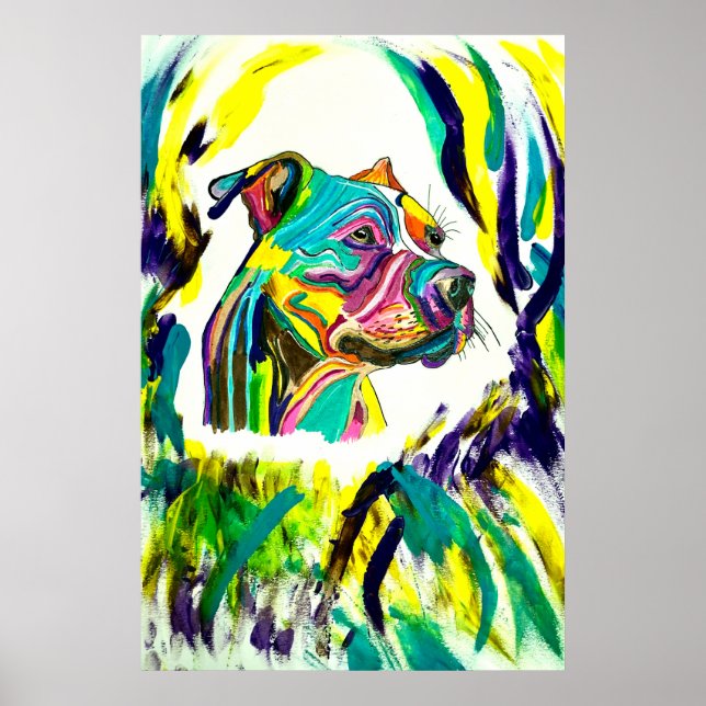 Póster 266 - Poster de amor de Pitbull (Frente)