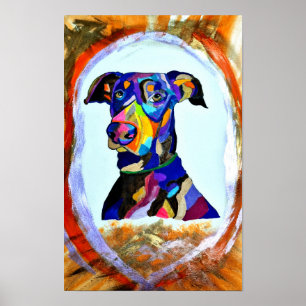 Póster 268 - Poster Doberman Love