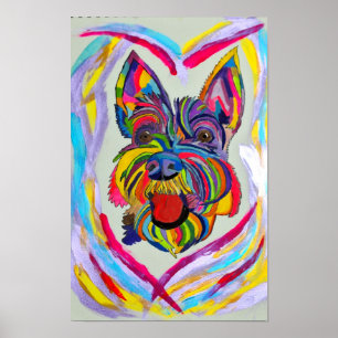 Póster 269 - Poster de amor Schnauzer