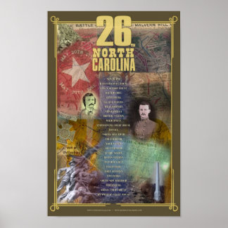 Póster 26.ª Poster de Carolina del Norte