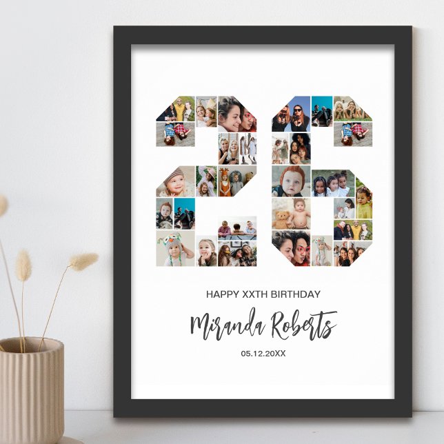 Póster 26.º Collage de fotos de cumpleaños 26 Personaliza (Subido por el creador)
