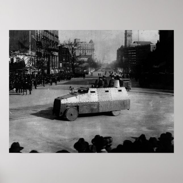 Póster 27 de marzo de 1917: Escuadrón de vehículos blinda (Frente)