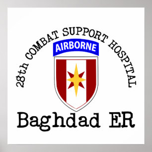 Póster 28.º CSH Baghdad ER ER