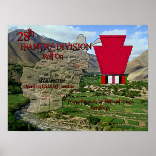 Póster 28.º Poster de la División de Infantería