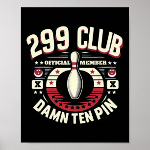 Póster 299 Miembro Oficial del Club Humor Adulto Gracioso