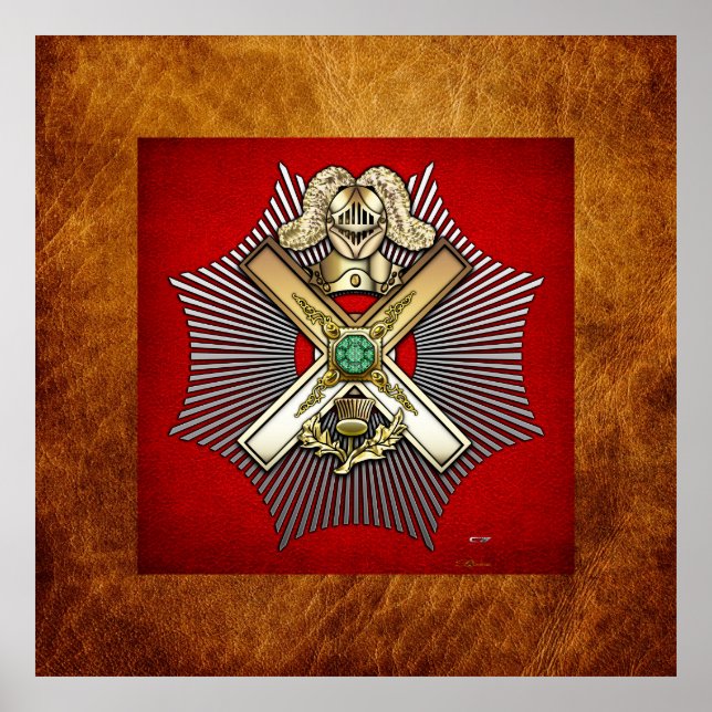 Póster 29° grado: Caballero de San Andrés (Frente)