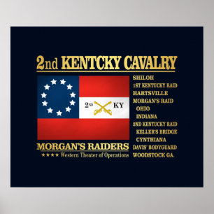 Póster 2.ª caballería de Kentucky (BA2)
