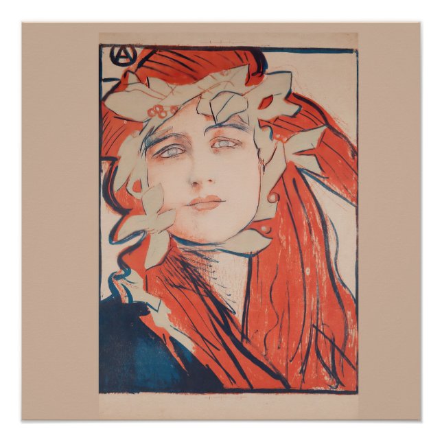 Póster 2.ª exposición de la Sociedad de Artistas Polacos (Anverso)