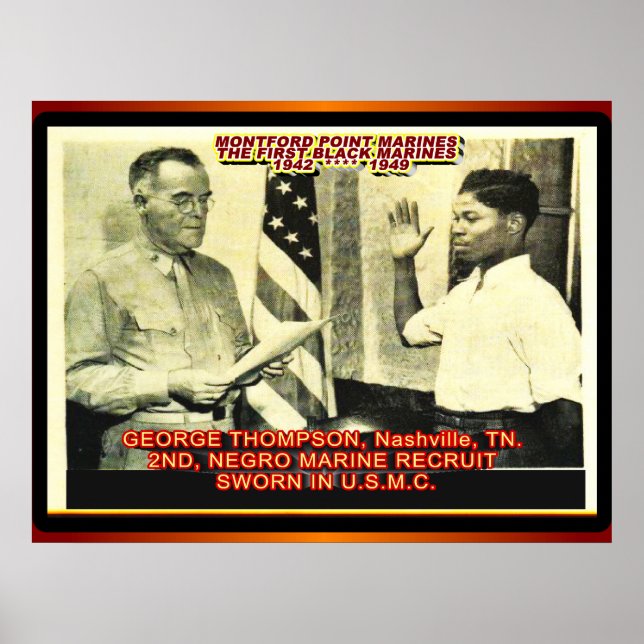 PÓSTER 2.ª RECLUTA MARINA DE NEGRO DE 1942 (Frente)