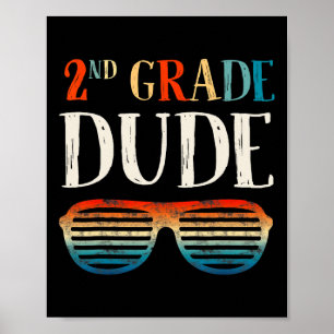 Póster 2.º Colegio De Segundo Grado Sombra A Los Niños De