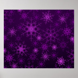 Póster 2.º ilustracion. Resumen de copos de nieve. Santís