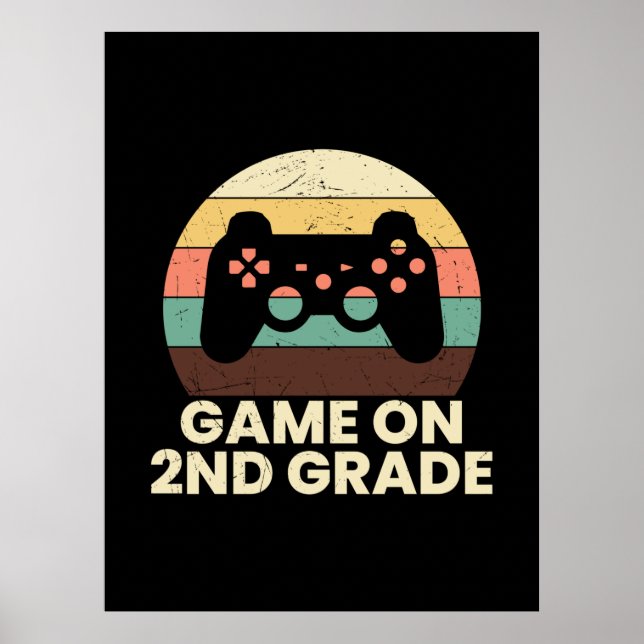 Póster 2.º juego de docentes de segundo grado (Frente)