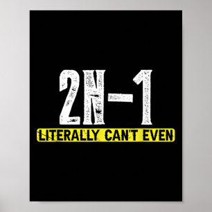 Póster 2-1 Literalmente No Puedo Ni