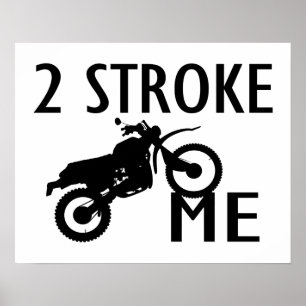 Póster 2 Bicicleta Stroke Me Dirt
