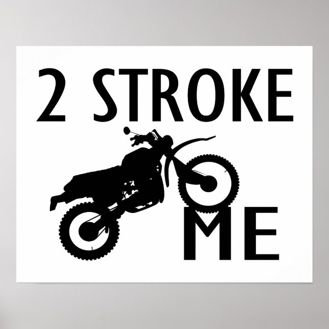 Póster 2 Bicicleta Stroke Me Dirt (Frente)