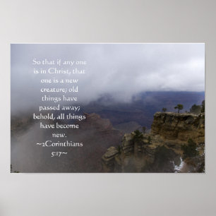 Póster 2 Corintios 5:17 Poster