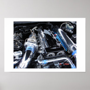 Póster 2 jz Shot Del Motor