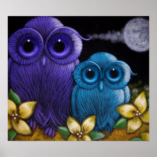 Póster 2 Poster FANTASY OWLS (Frente)