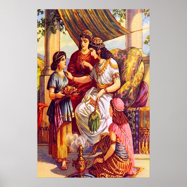 Póster 2 Reyes 5 Esperanza por la esposa de Naaman poster (Frente)