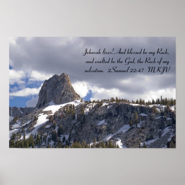 Póster 2 Samuel 22:47 Poster (Frente)
