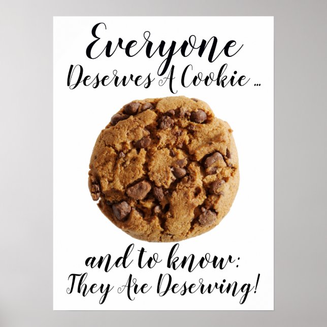 Póster #2 Todos merecen una cookie - Leer la descripción (Frente)