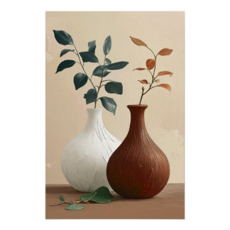 Póster 2 Vases