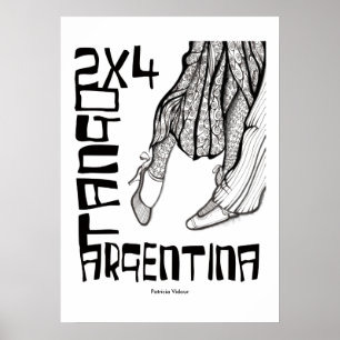 Póster 2 x 4 Tango Argentina