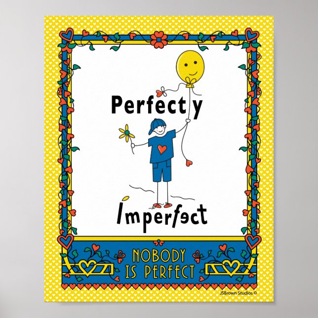 Póster 2A_Print 8"x10" Perfectamente imperfecto (Frente)
